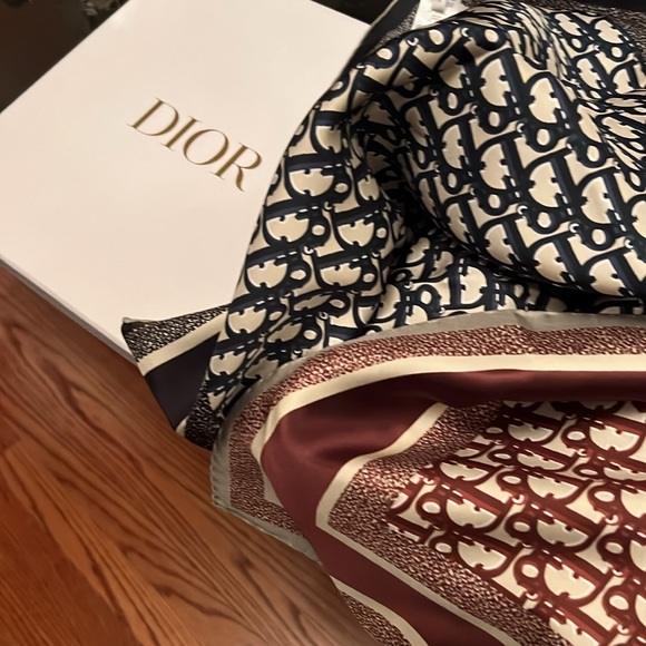 Dior handkerchief double sided made in Italy - Picture 4 of 5